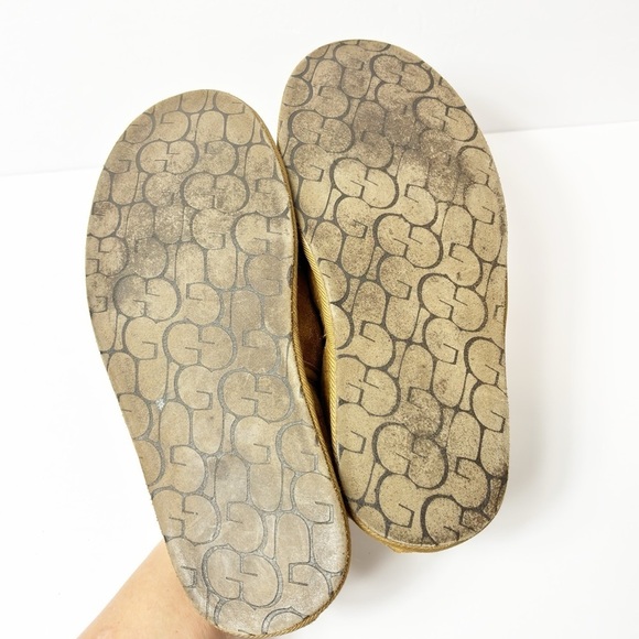 UGG SCUFF ROMEO CHESTNUT MEN SLIP ON SLIPPERS SHOES SIZE USA 10 - Picture 6 of 7